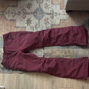 Burton Women's Burgundy Cargo Pants